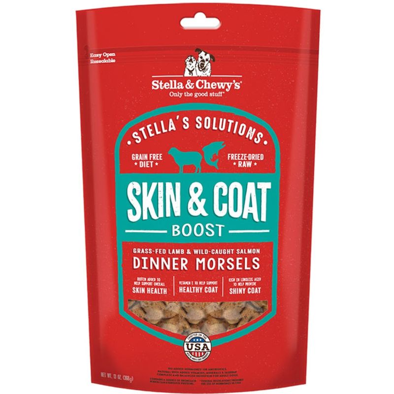 Stella &amp; Chewy Dog Solution Skin &amp; Coat Lamb Salmon 13oz