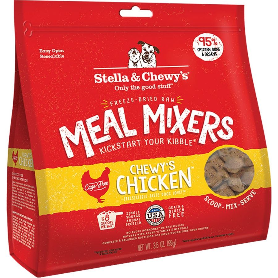 STELLA &amp; CHEWY'S DOG FREEZE-DRIED CHEWY'S CHICKEN MEAL MIXERS 35OZ