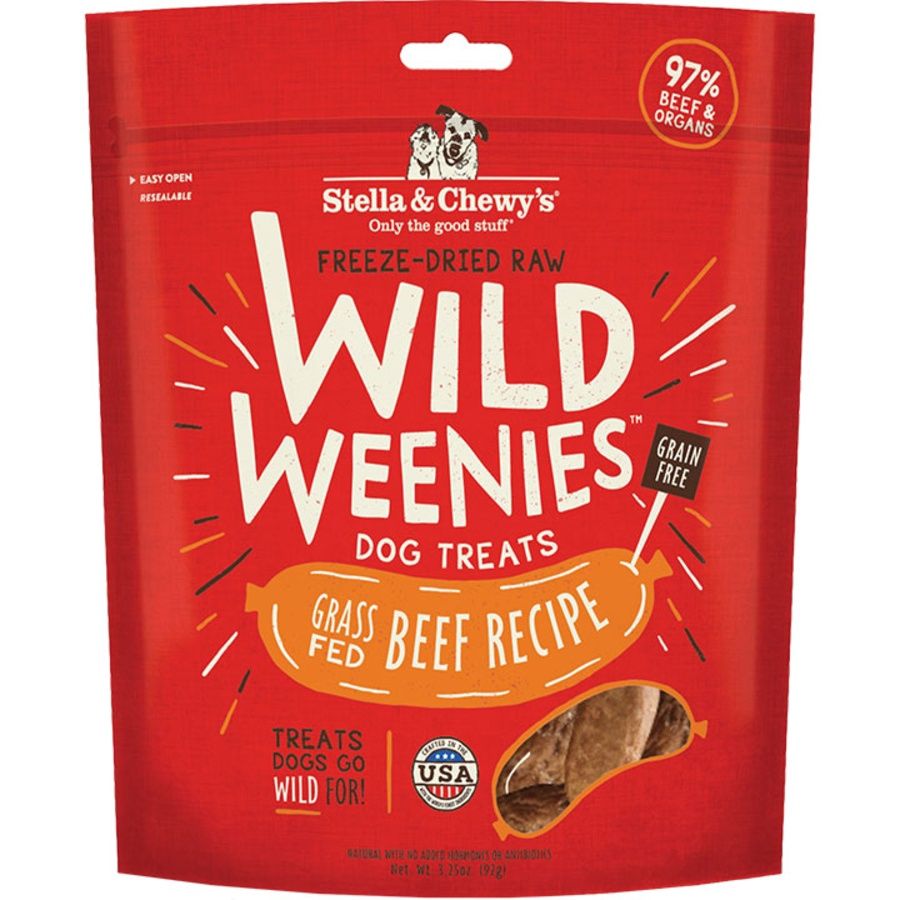 STELLA &amp; CHEWY'S DOG FREEZE-DRIED WEENIE BEEF 3.25OZ
