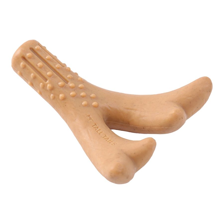 TALL TAILS DOG ANTLER CHEW PEANUT BUTTER MEDIUM