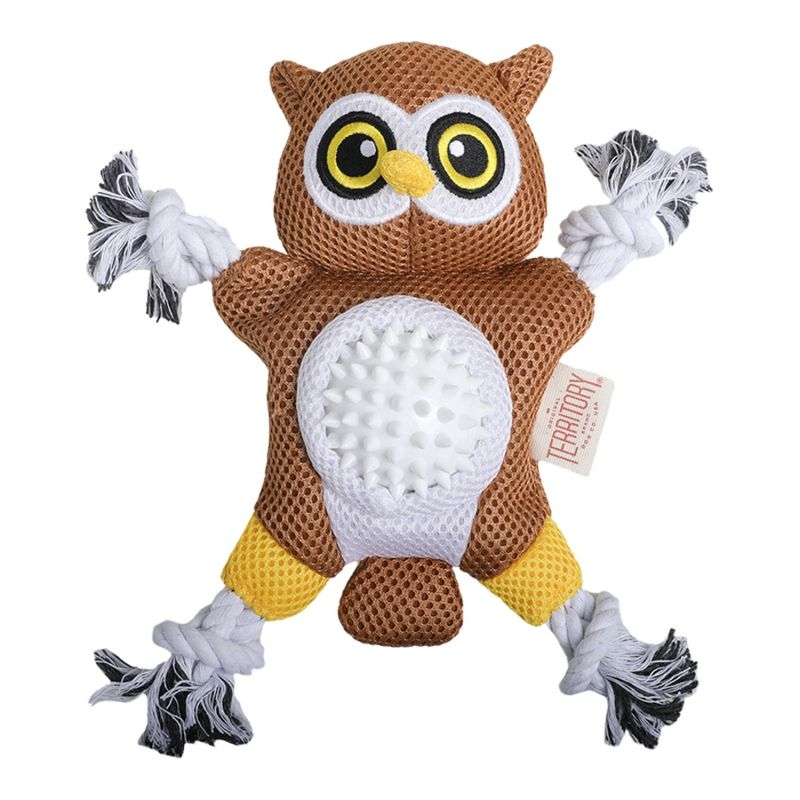 TERRITORY DOG TOY 2 IN 1 OWL 10