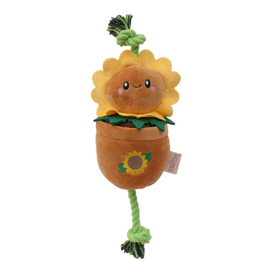 TERRITORY DOG TREAT TUG SUNFLOWER 16 INCH