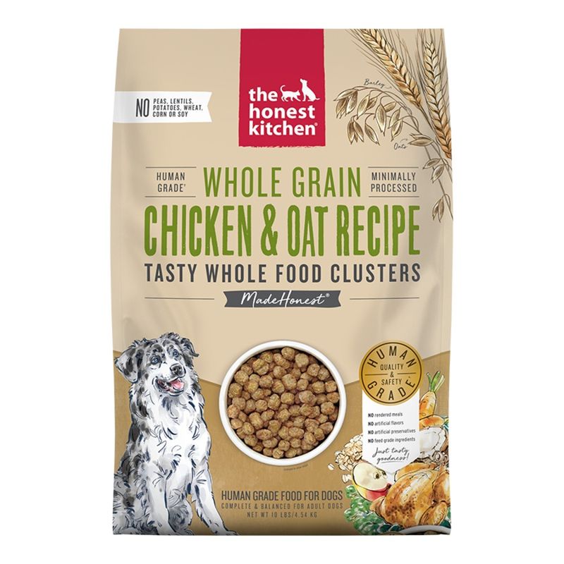 THE HONEST KITCHEN Dog Clusters Whole Grain Chicken 10lbs