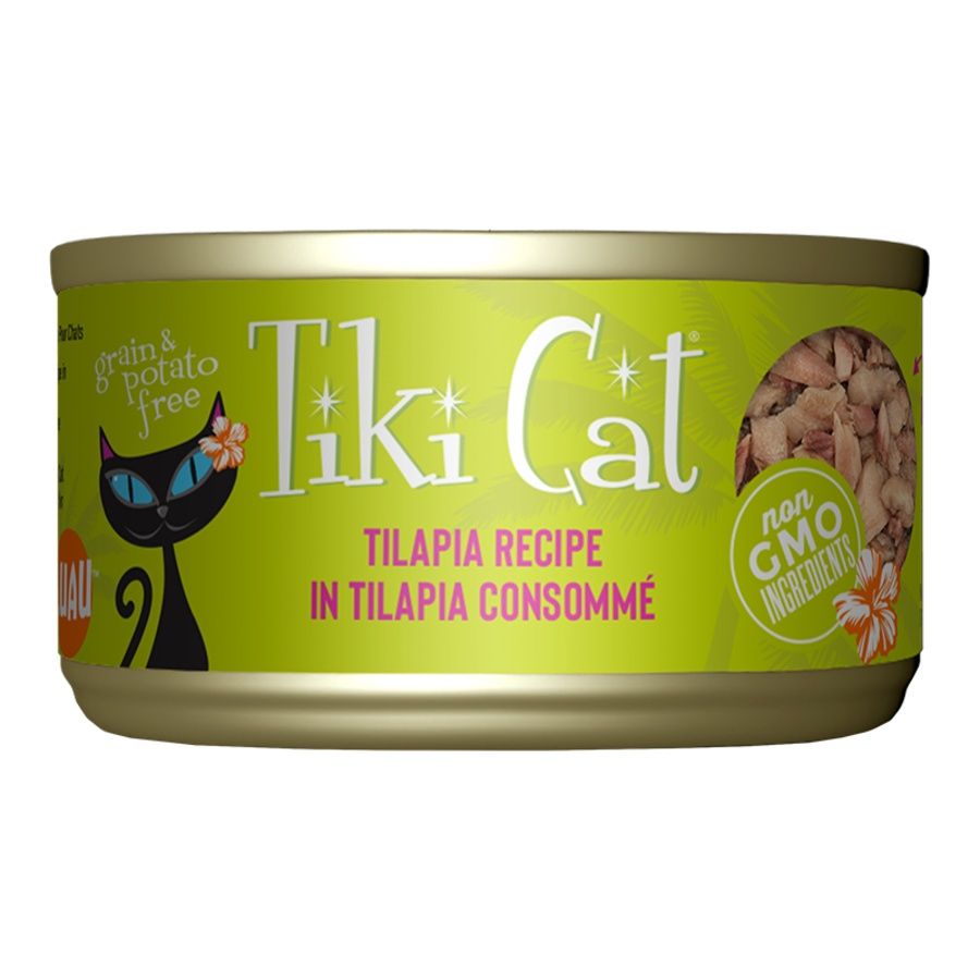 TIKI PETS CAT LUAU TILAPIA 2.8OZ