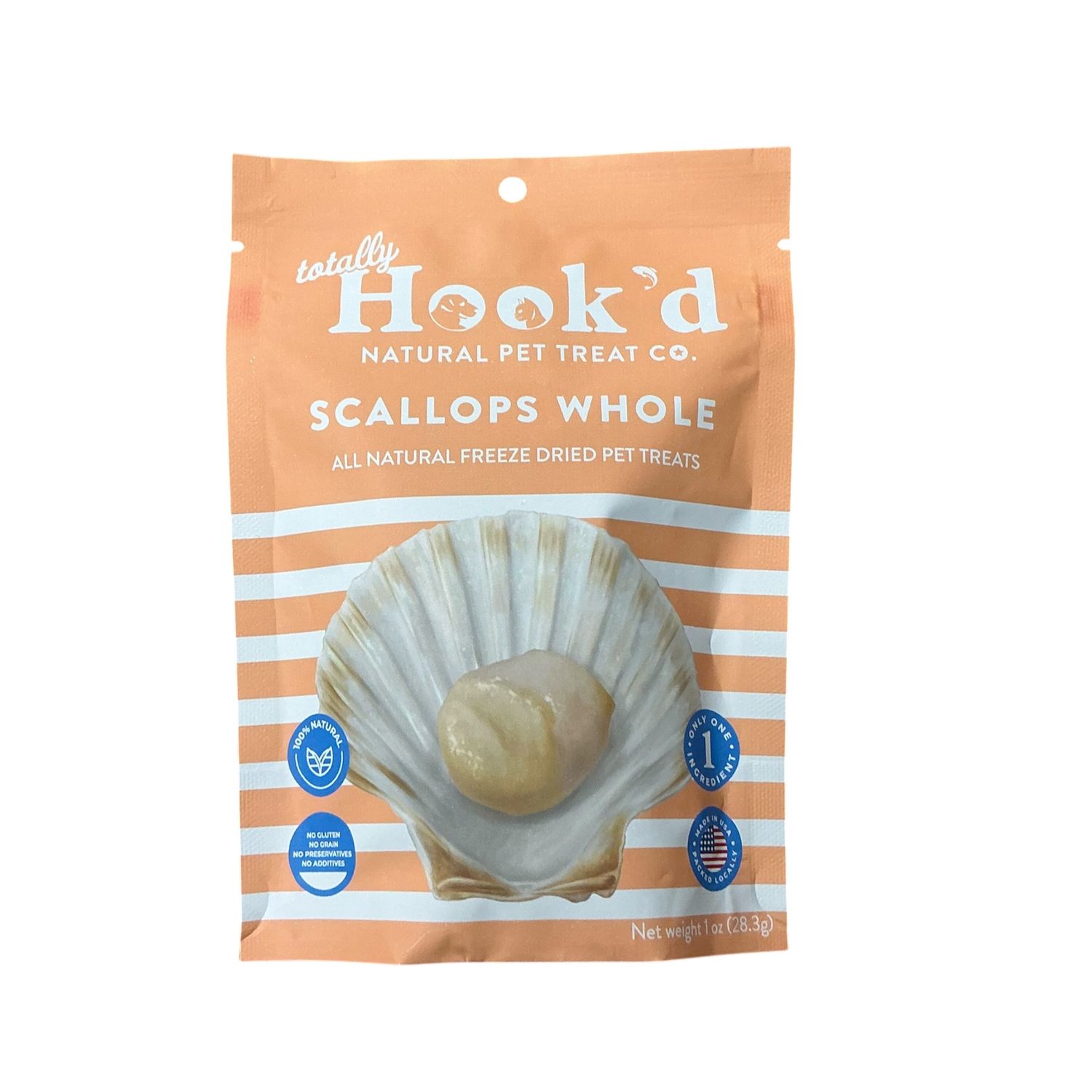 TOTALLY HOOKD - Fd Whole Scallops 1oz