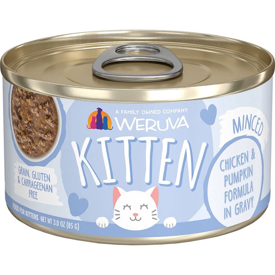 WERUVA CAT KITTEN CHICKEN &amp; PUMPKIN GRAVY 3OZ