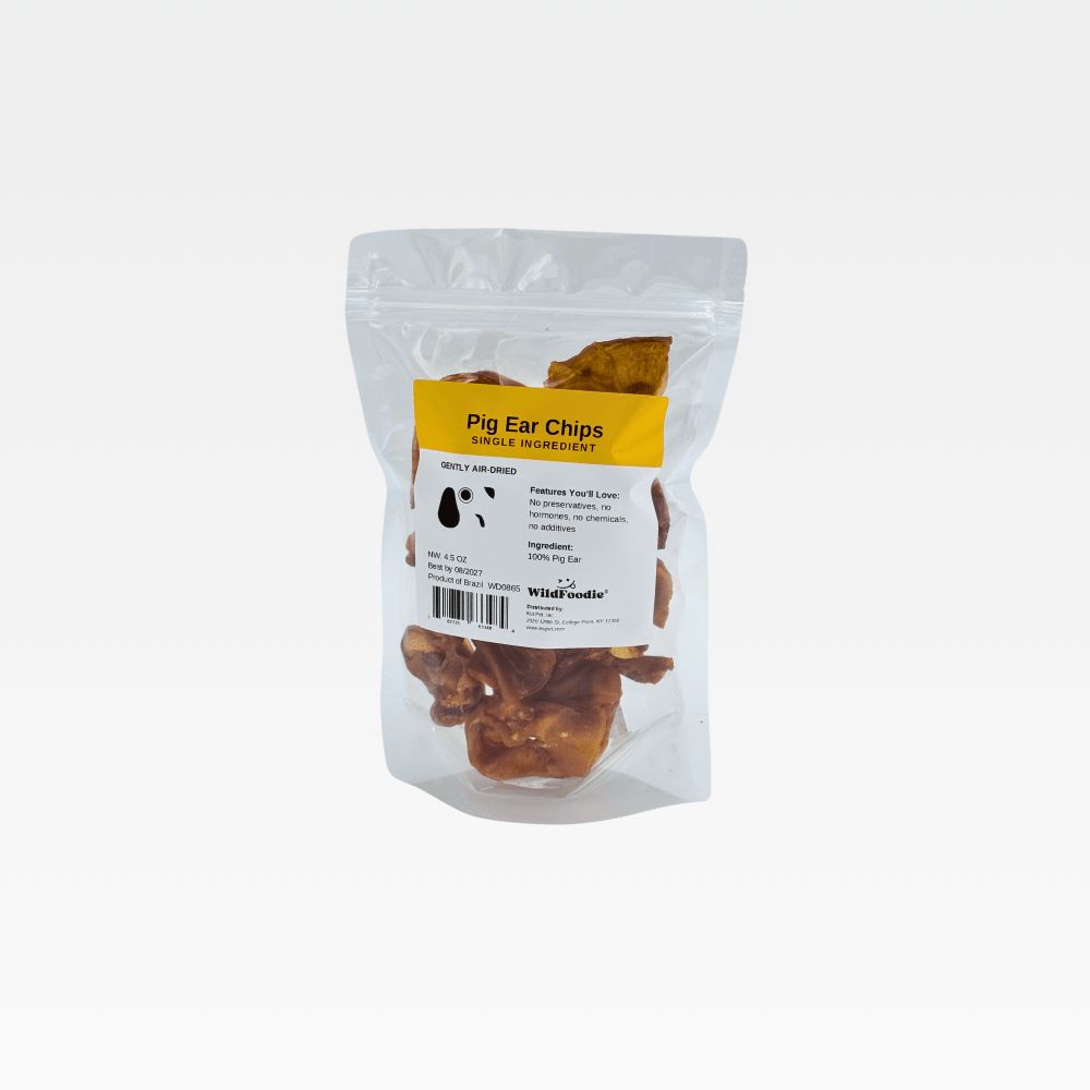 WILDFOODIE 4.5oz Pig Ear Chips