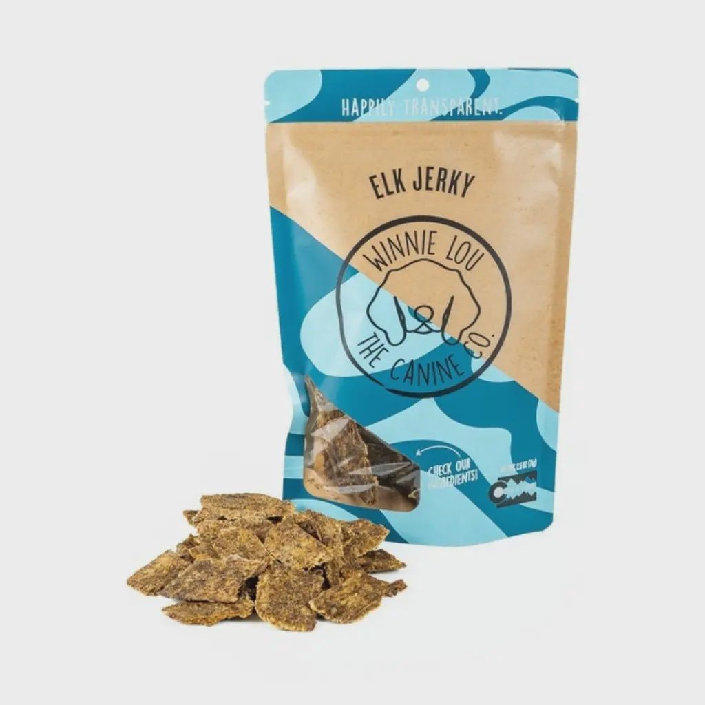 WinnieL Elk Jerky Treats 2.5oz