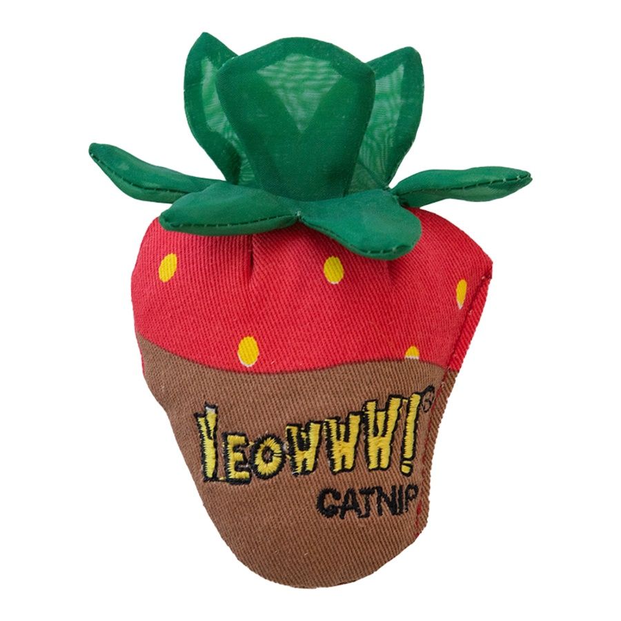YEOWWW! CAT STRAWBERRY CHOCOLATE CATNIP TOY