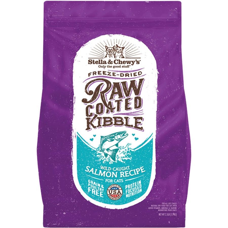STELLA &amp; CHEWY'S CAT RAW COATED SALMON 2.5LB