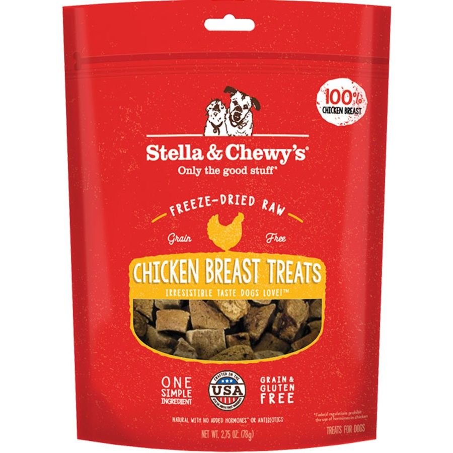 STELLA &amp; CHEWY'S DOG FREEZE-DRIED TREAT CHICKEN BREAST 2.75OZ