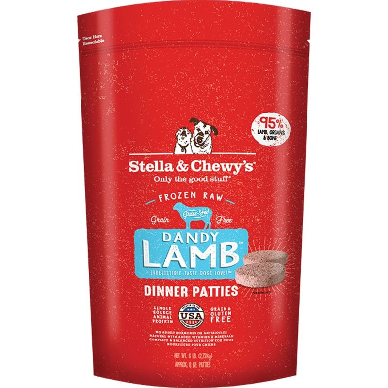 STELLA &amp; CHEWY'S Dog Frozen Dinner Patties Lamb