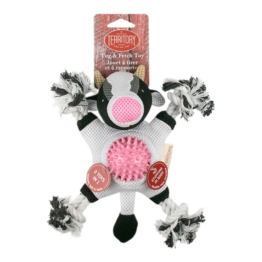 TERRITORY DOG 2 IN 1 FARM COW 10 INCH