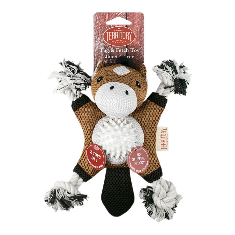 TERRITORY DOG 2 IN 1 FARM HORSE 10 INCH