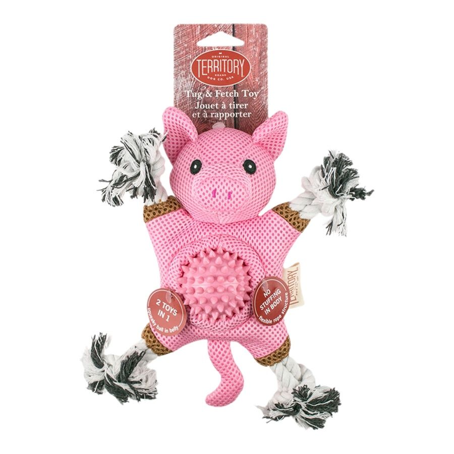 TERRITORY DOG 2 IN 1 FARM PIG 10 INCH