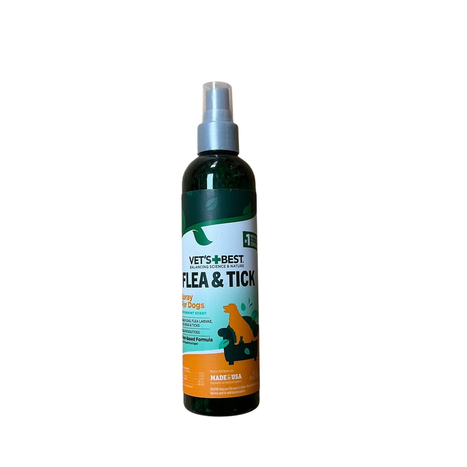 VET'S BEST Natural Flea + Tick Spray 8 Oz