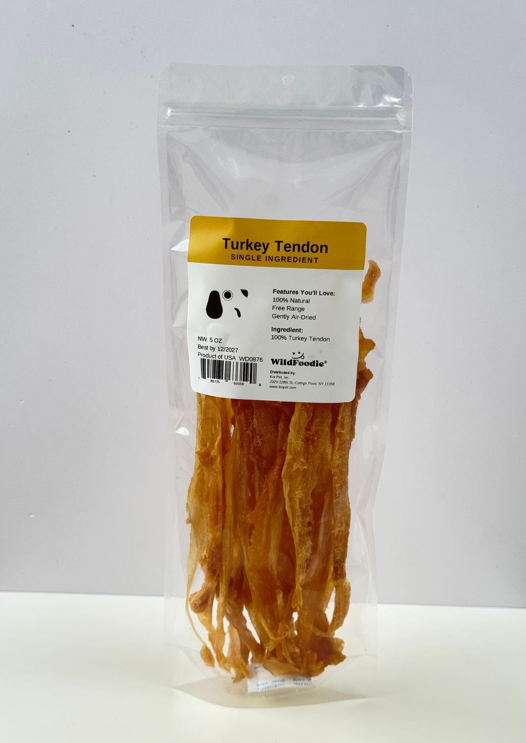WILDFOODIE 5oz Turkey Tendon