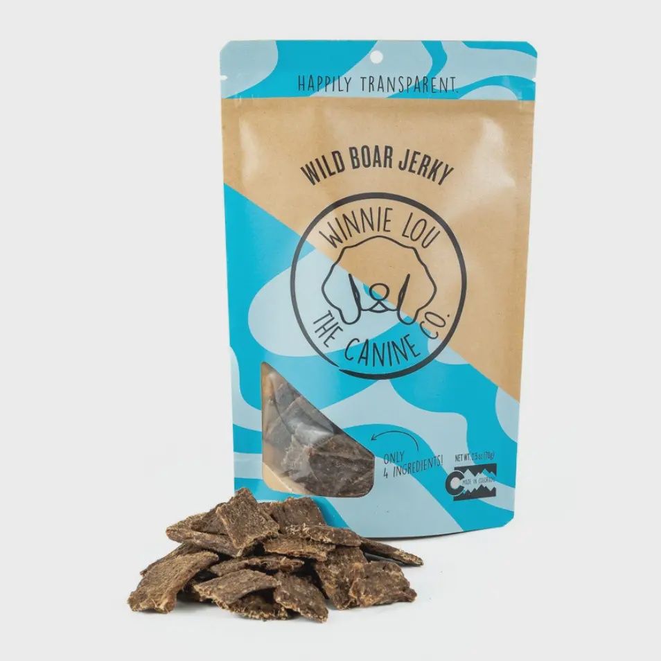 WinnieL Wild Boar Jerky Treats 2.5oz