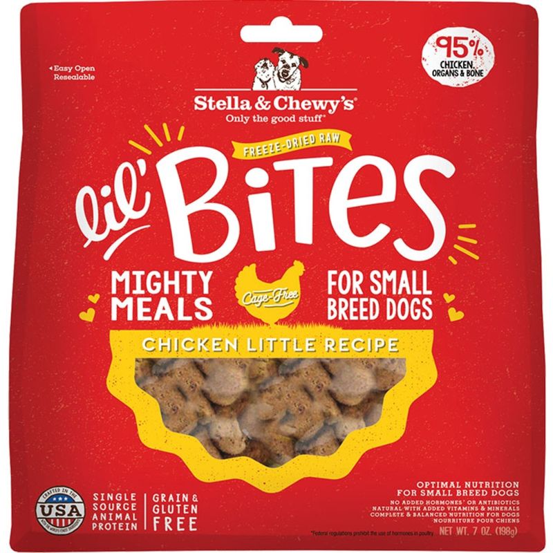 STELLA &amp; CHEWY'S DOG FREEZE-DRIED LIL BITES CHICKEN 7OZ