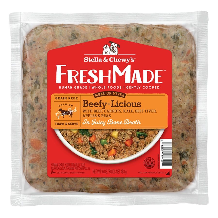 STELLA &amp; CHEWY'S DOG FRESHMADE BEEFY-LICIOUS 16OZ