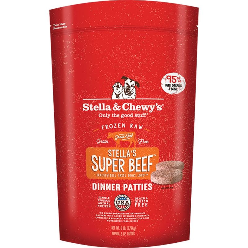 STELLA &amp; CHEWY'S Dog Frozen Dinner Patties Beef