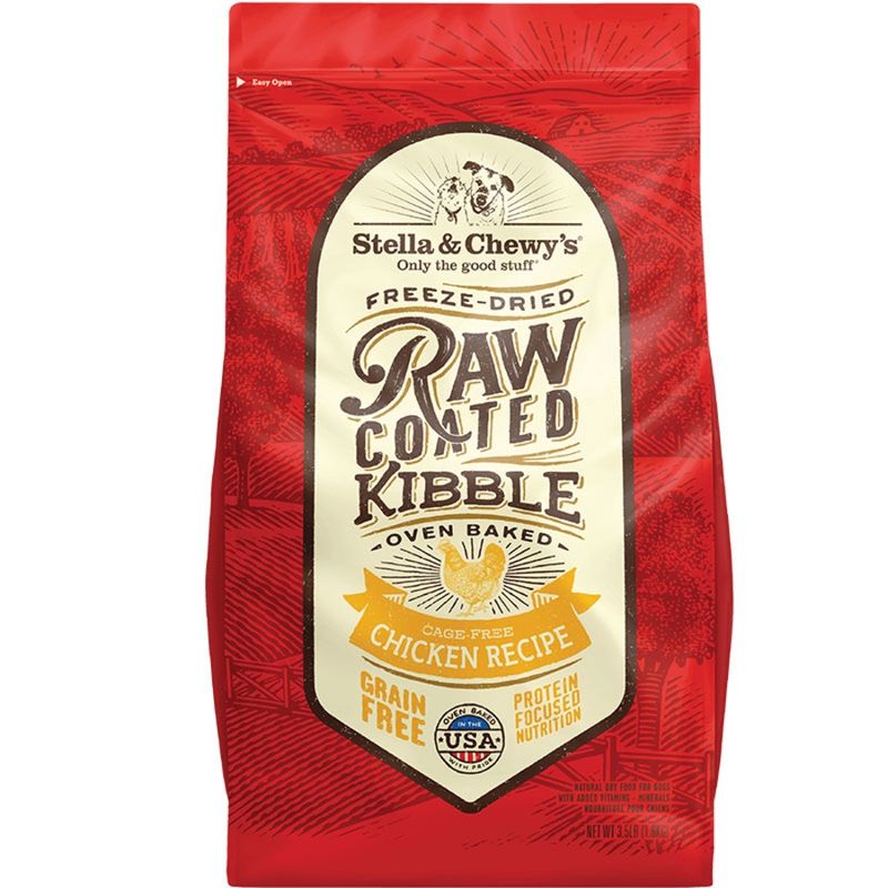 STELLA &amp; CHEWY'S Dog Raw Coated Chicken 3.5lb