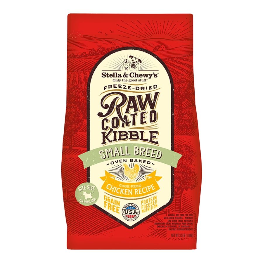 STELLA &amp; CHEWY'S DOG RAW COATED SMALL BREED CHICKEN 3.5LB