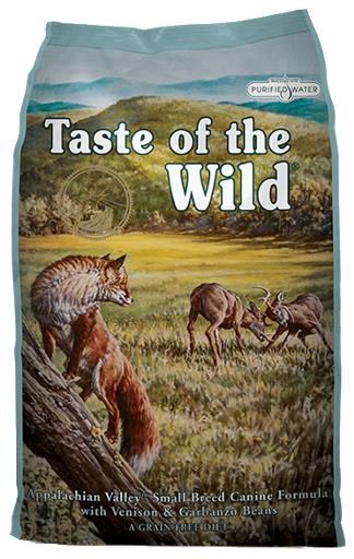 TASTE OF THE WILD Grain-free Small Breed Venison &amp; Garbanzo Beans Appalachian Valley Dry Dog Food