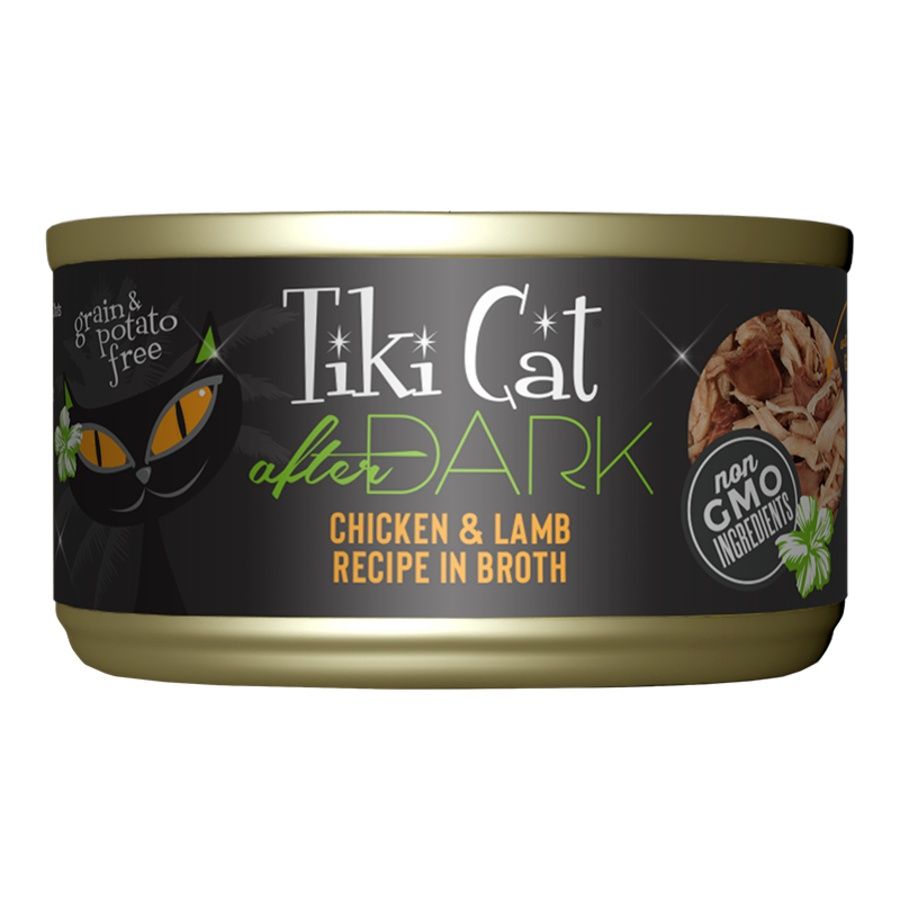TIKI PETS CAT AFTER DARK CHICKEN &amp; LAMB 2.8OZ