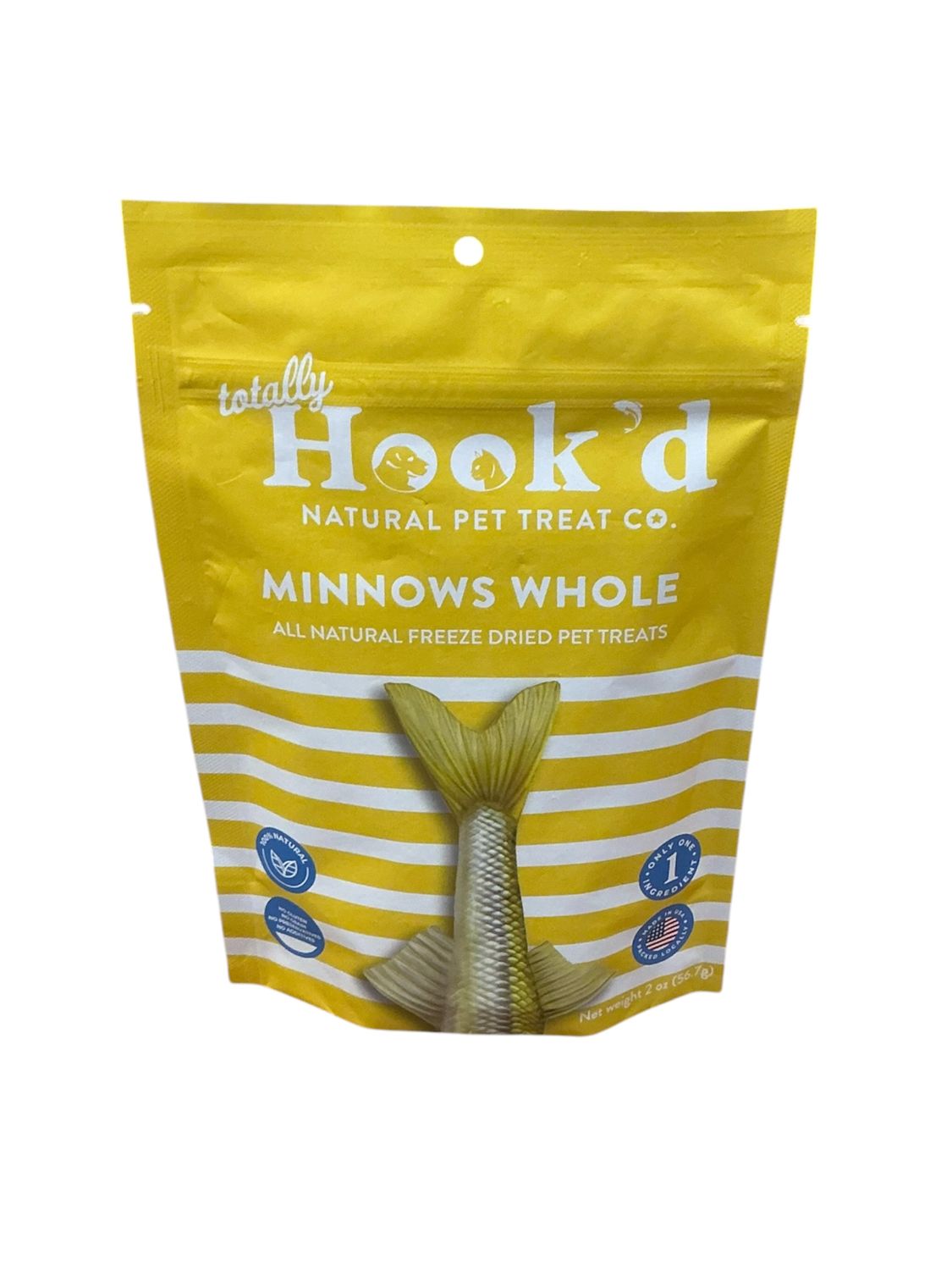 TOTALLY HOOKD - Fd Whole Minnows, Size: 1 oz