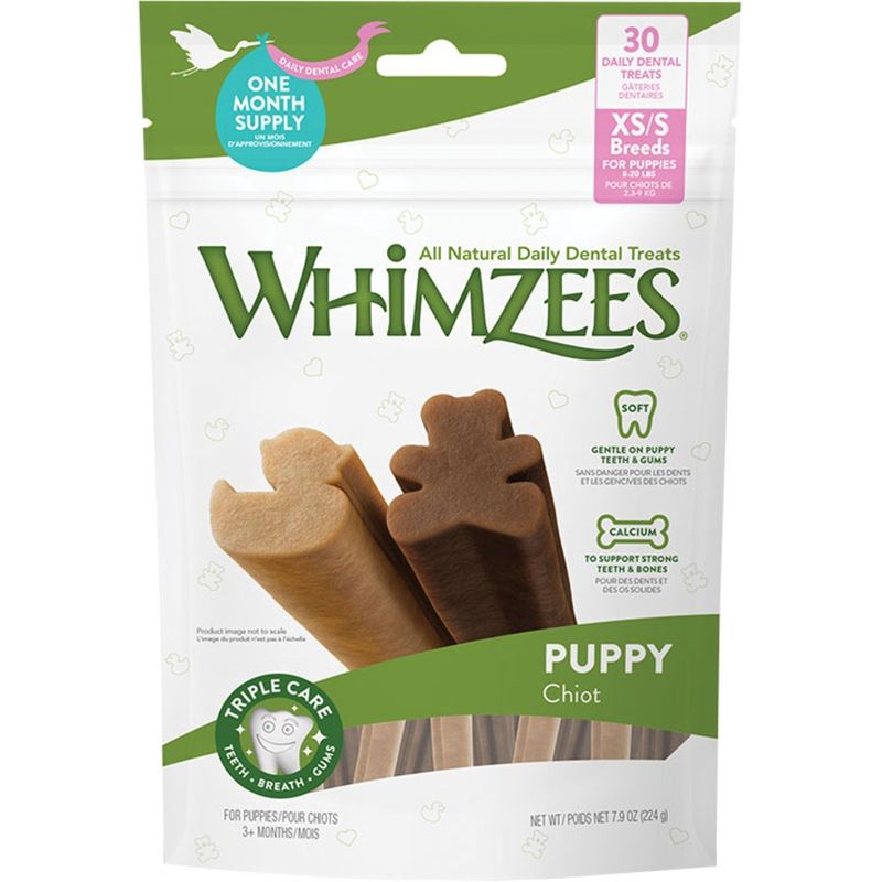 WHIMZEES DOG PUPPY XSMALL/SMALL - 30 COUNT