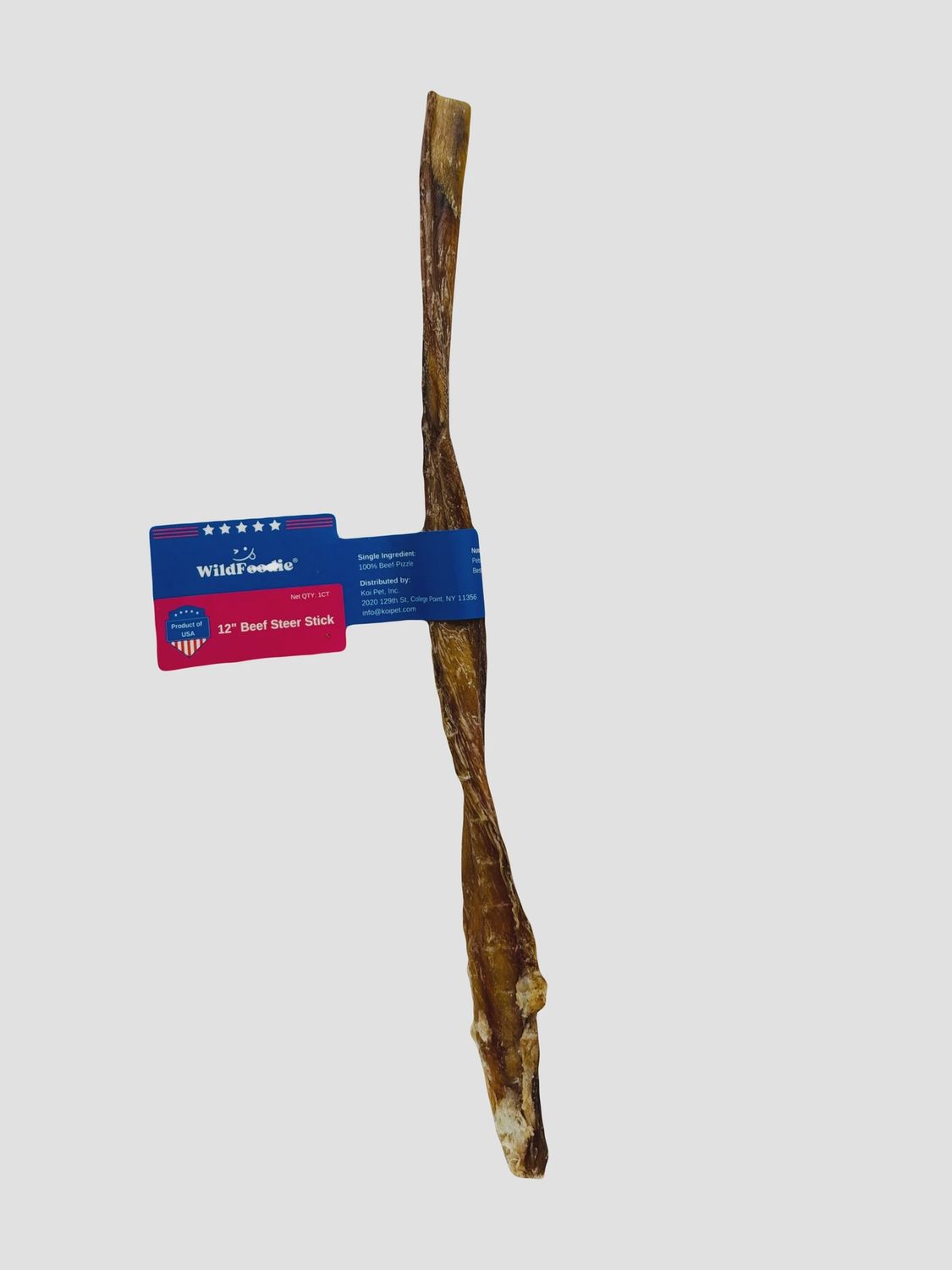 WILDFOODIE 12" Beef Steer Stick