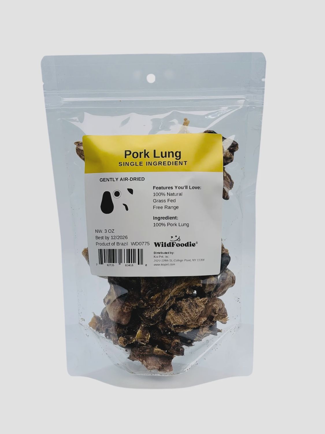 WILDFOODIE 3oz Pork Lung