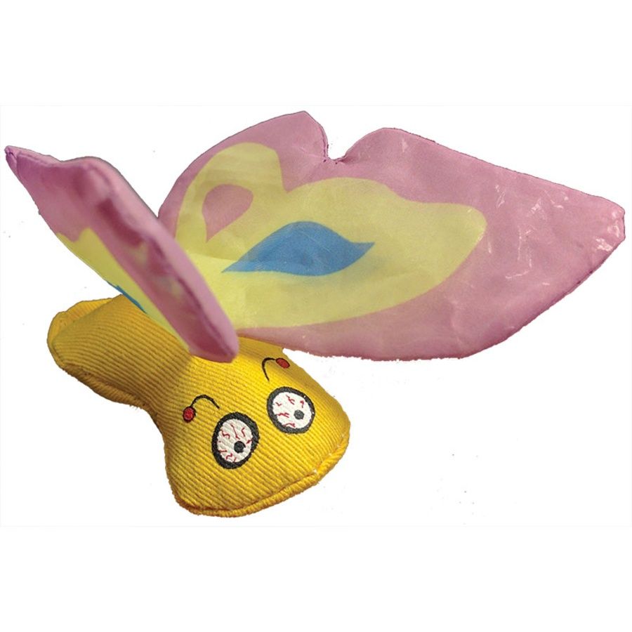 YEOWWW CAT CATNIP PURPLE BUTTERFLY