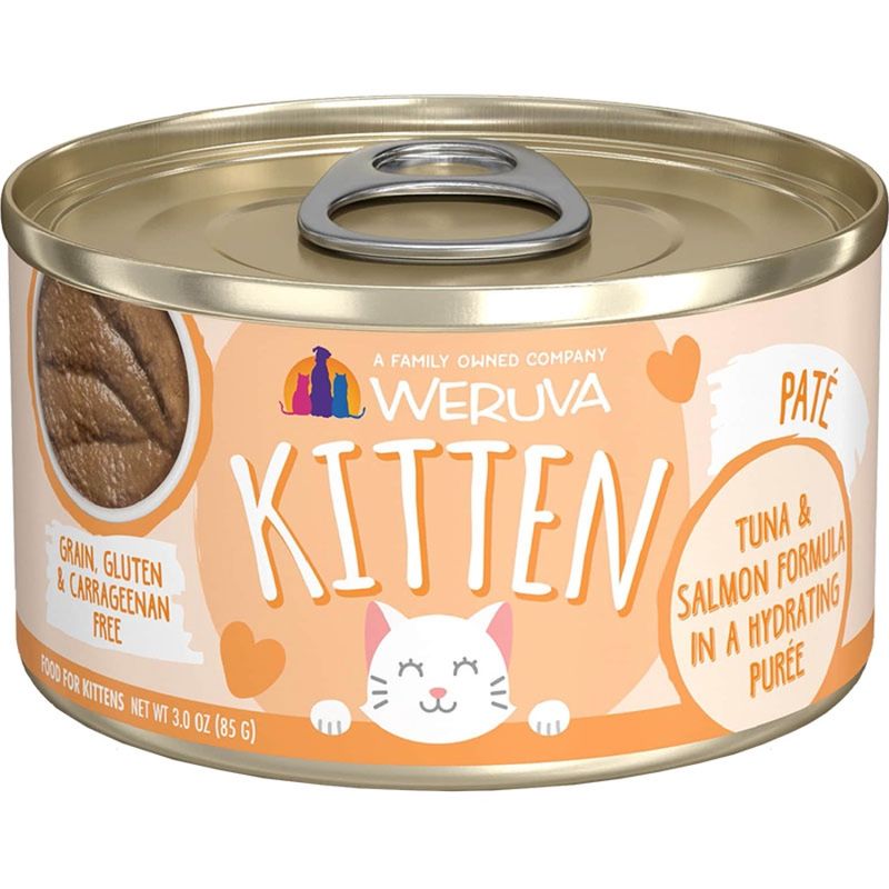 WERUVA Cat Kitten Puree Tuna &amp; Salmon 3oz