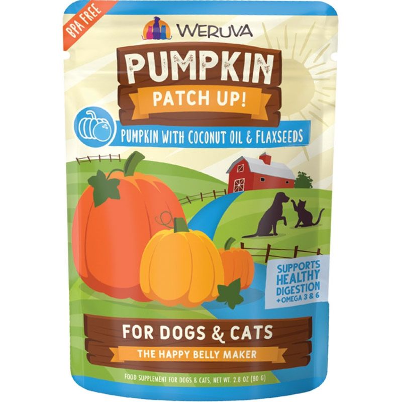 WERUVA Dog &amp; Cat Pumpkin Coconut Oil 2.8oz Pouch