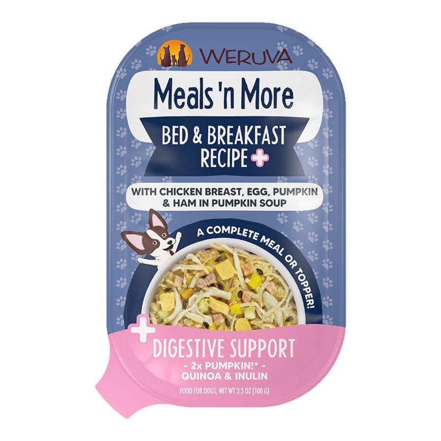 WERUVA DOG MEALS N MORE BED &amp; BREAKFAST CUP 3.5OZ