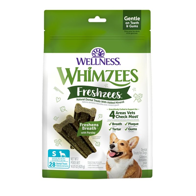 WHIMZEES DOG FRESHZEES SMALL - 28 COUNT