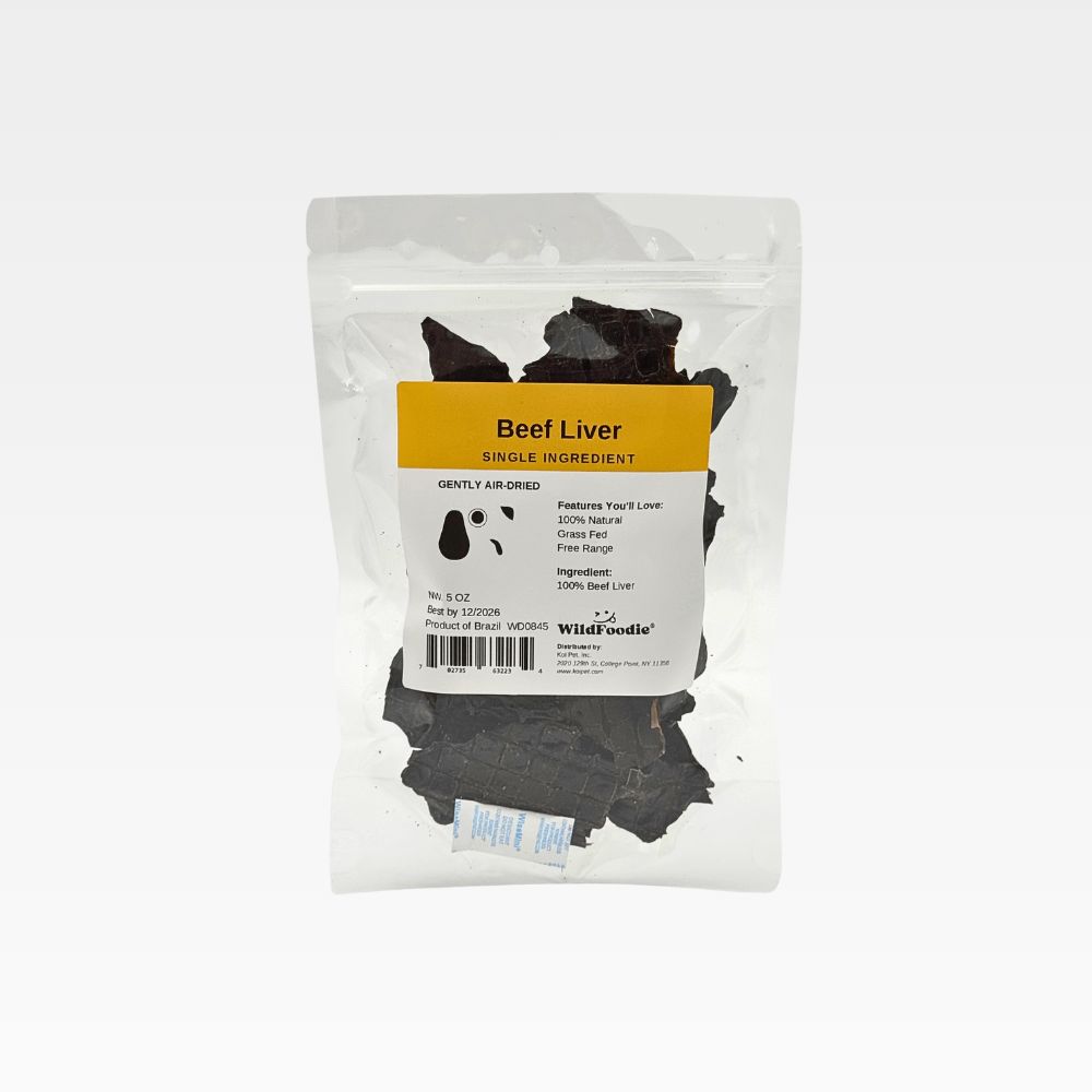 WILDFOODIE 5oz Beef Liver, Gently Air Dried