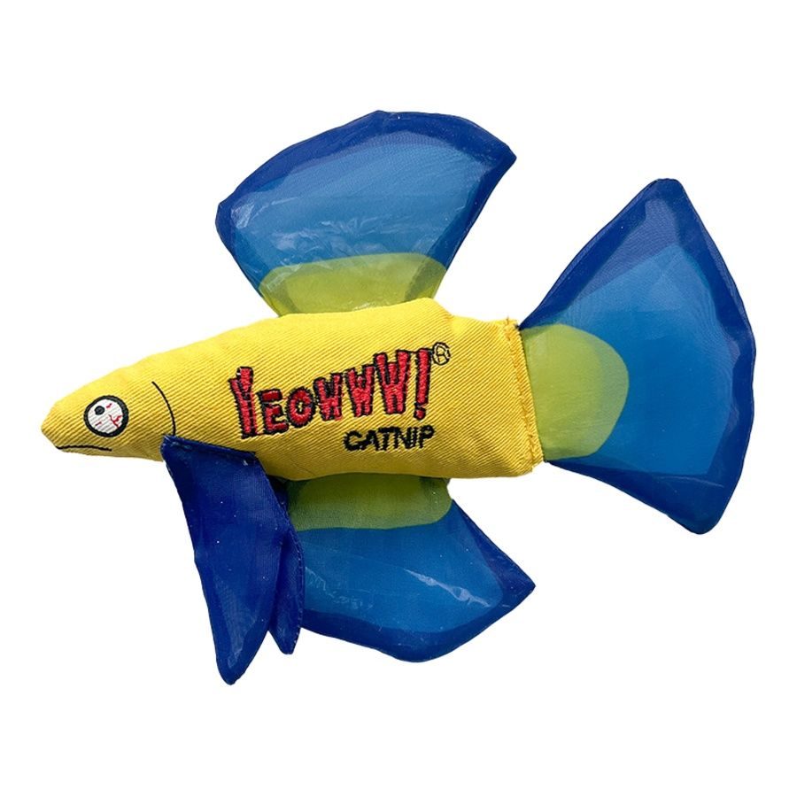 Yeowww! Mo Betta Fish Catnip Filled Cat Toy