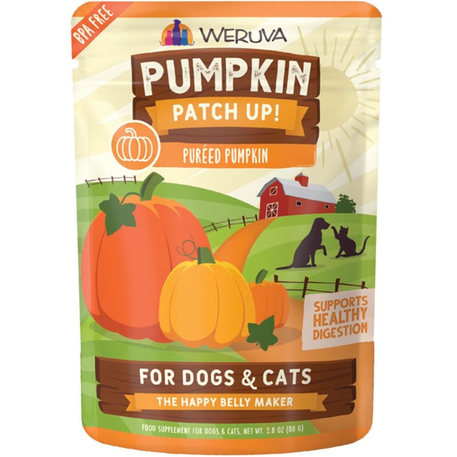 WERUVA Dog &amp; Cat Pumpkin Patch 2.8oz Pouch