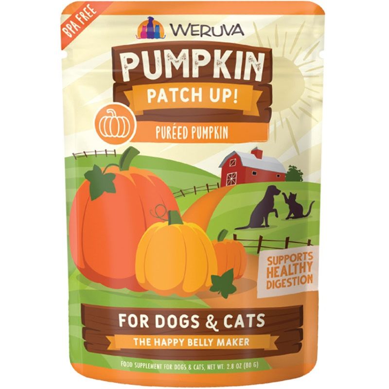 WERUVA Dog &amp; Cat Pumpkin Patch 2.8oz Pouch