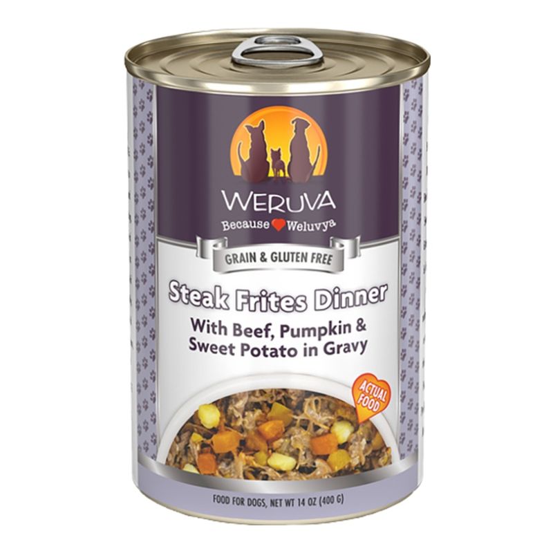 WERUVA Dog Steak Frites Dinner 14oz
