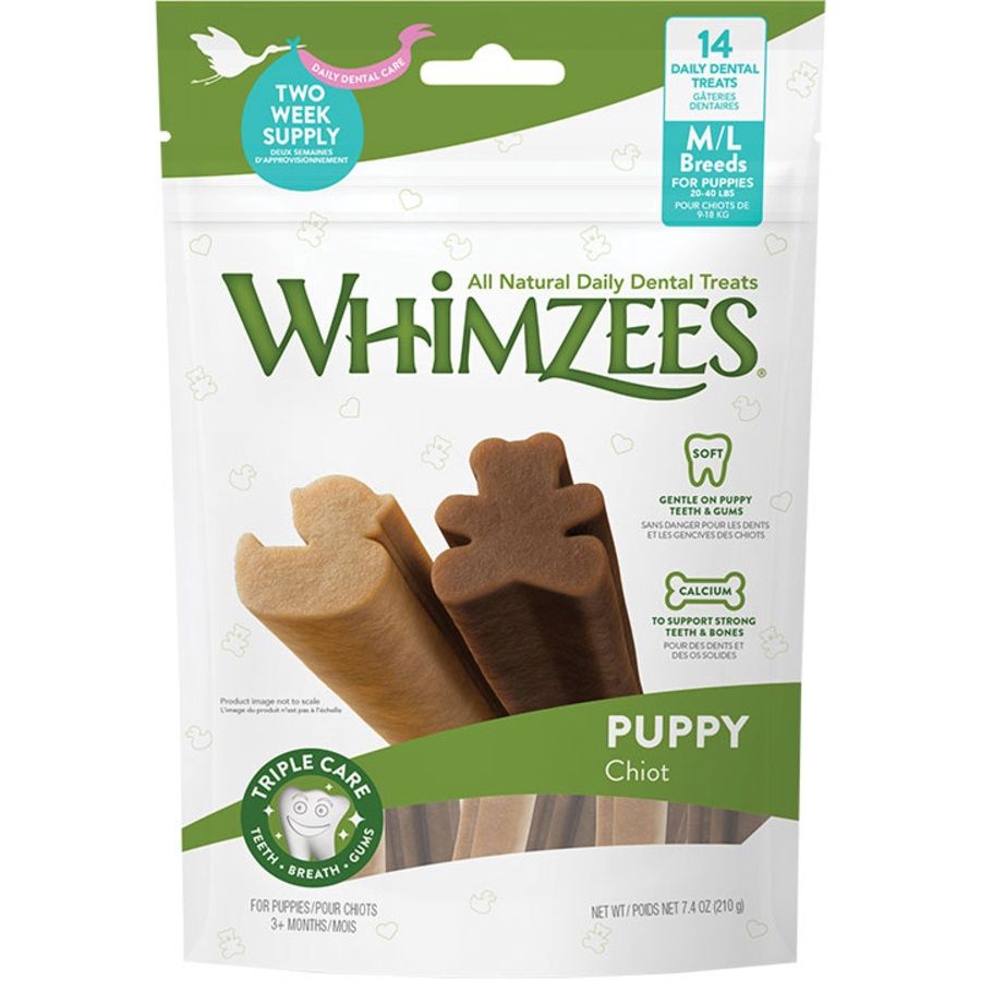 WHIMZEES DOG PUPPY MEDIUM/LARGE - 14 COUNT