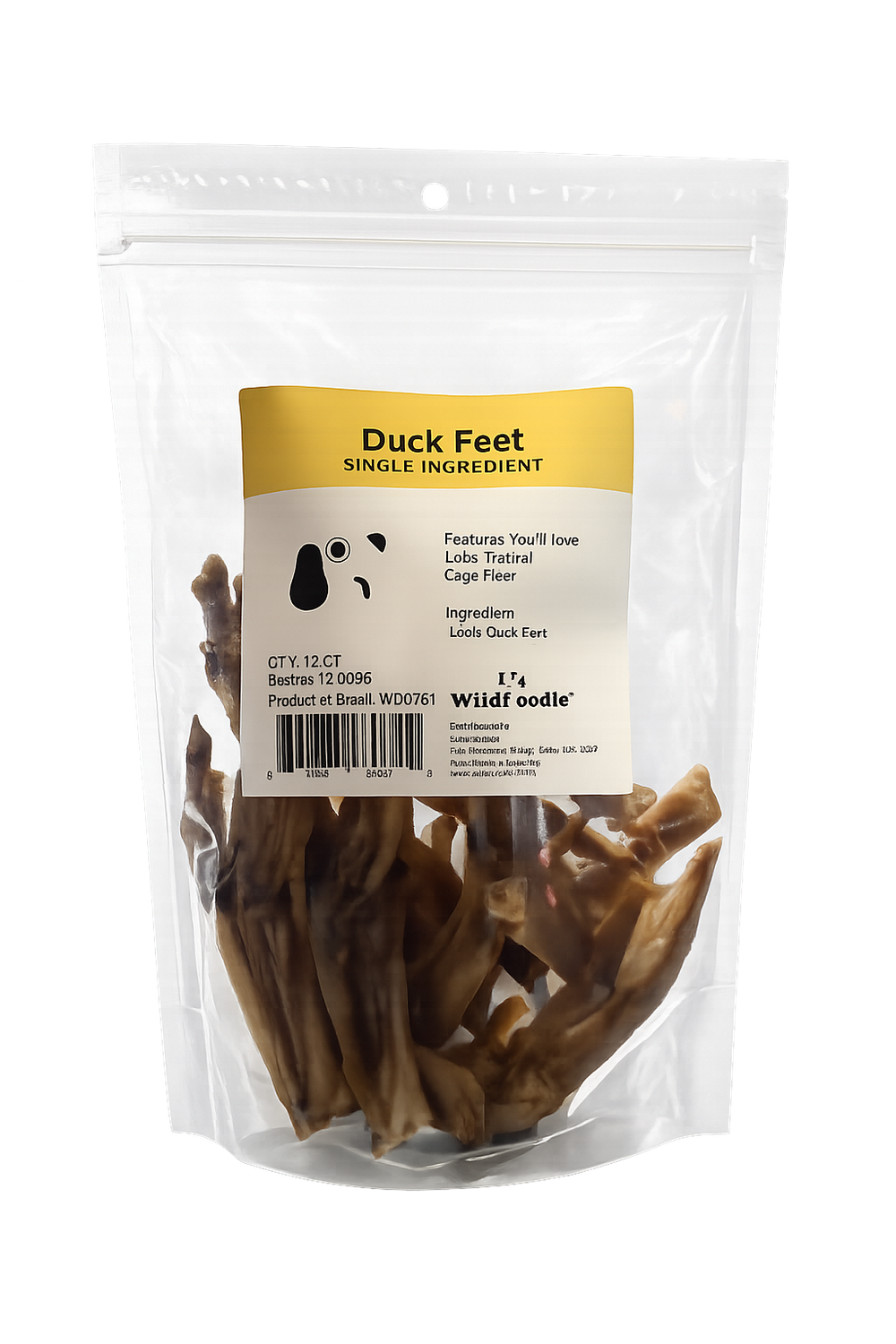 WILDFOODIE 12ct Duck Feet