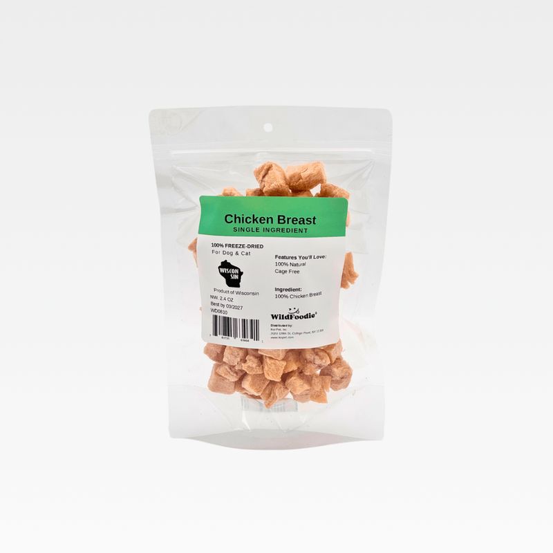 WILDFOODIE 2.4oz Freeze-dried Chicken Breast
