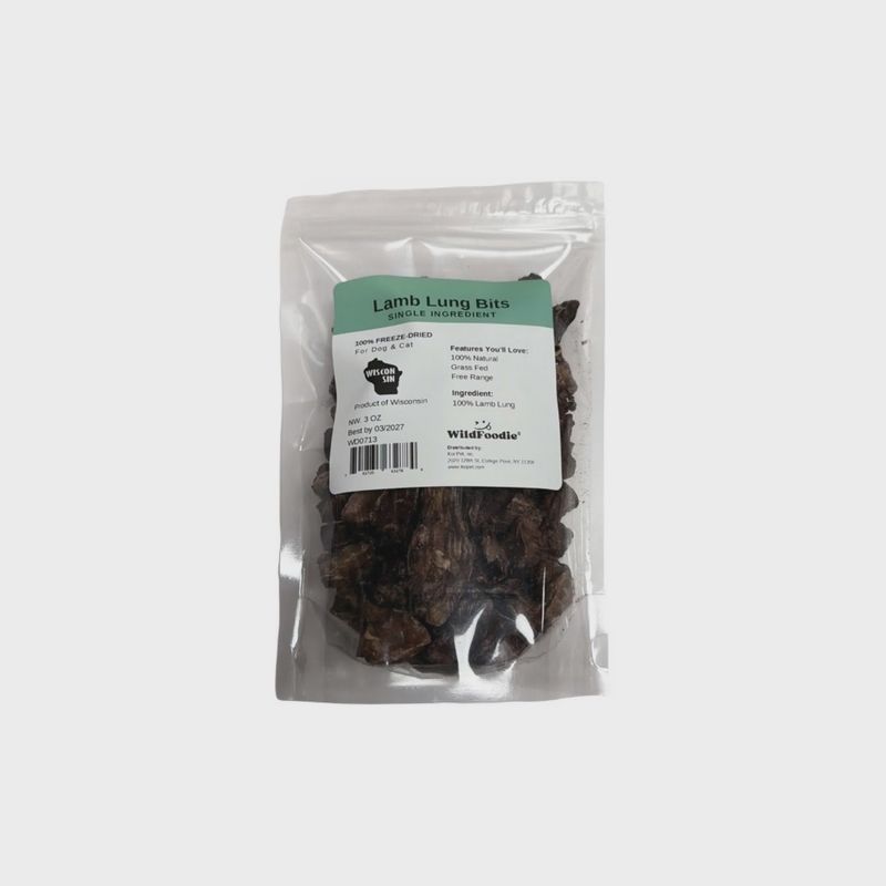 WILDFOODIE 2oz Freeze-Dried Beef Lung