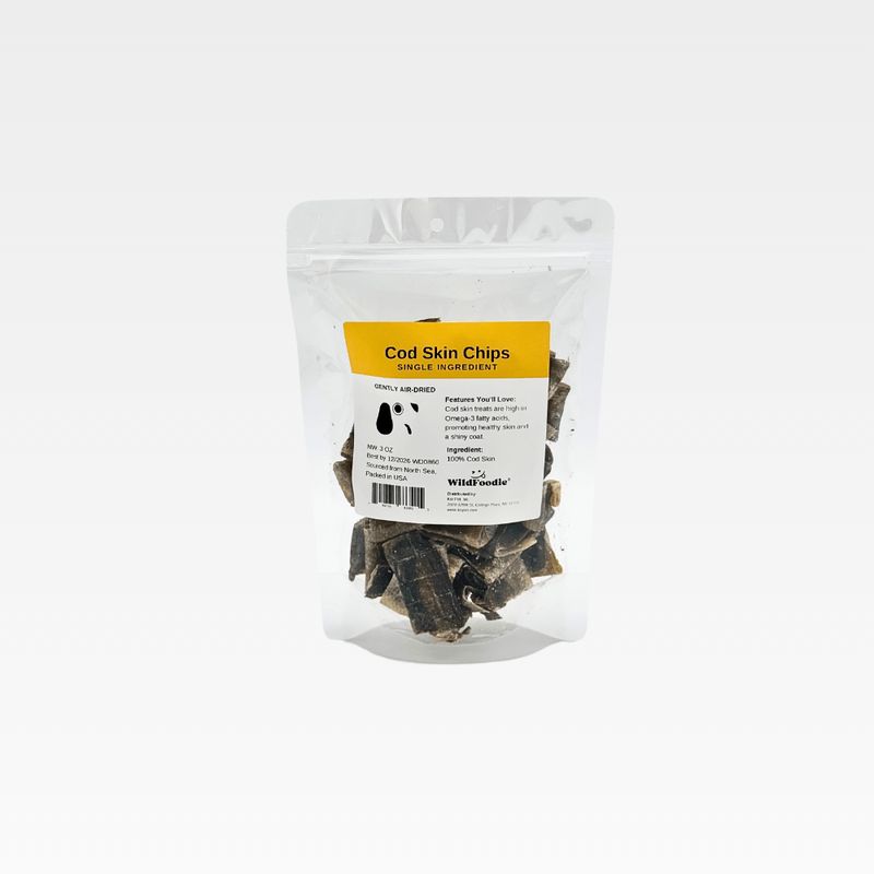 WILDFOODIE 3oz Cod Skin Chips