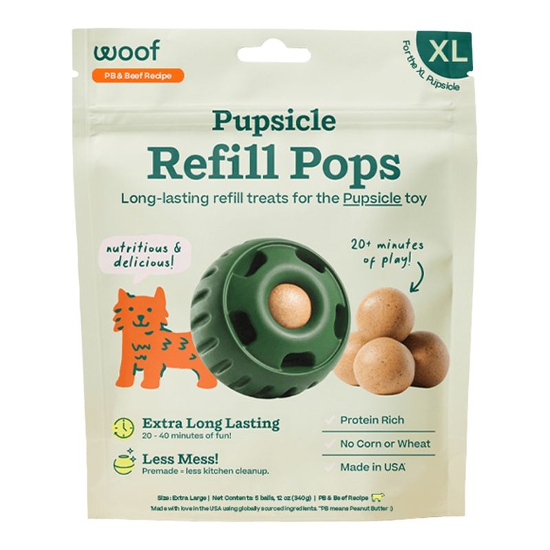 WOOF Dog Beef Peanut Butter Pops
