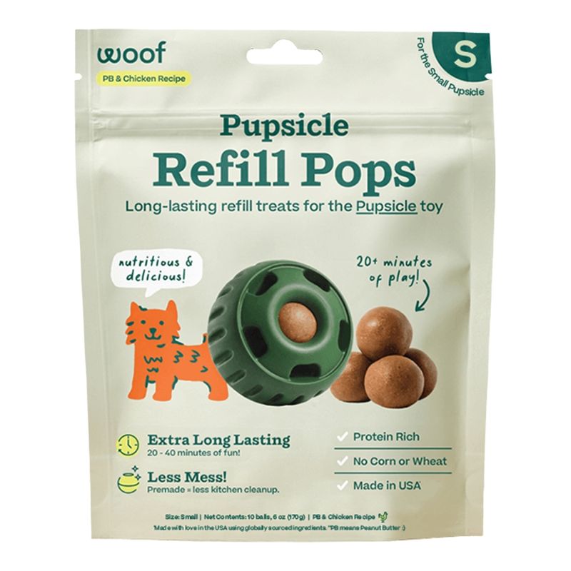 WOOF Dog Chicken Peanut Butter Pops